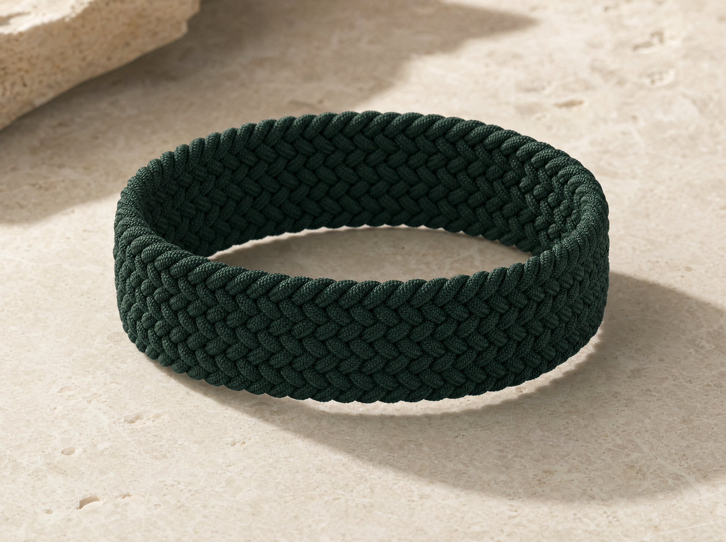 Braided Solo sample band, studio product photograph